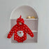 Baby climbing clothes baby cute Spring Festival Christmas plus velvet jumpsuit New Year snowman love climbing clothes send hat